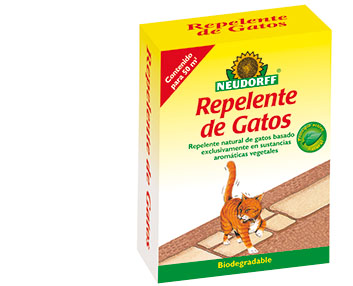 Repelente de gatos con extractos vegetales